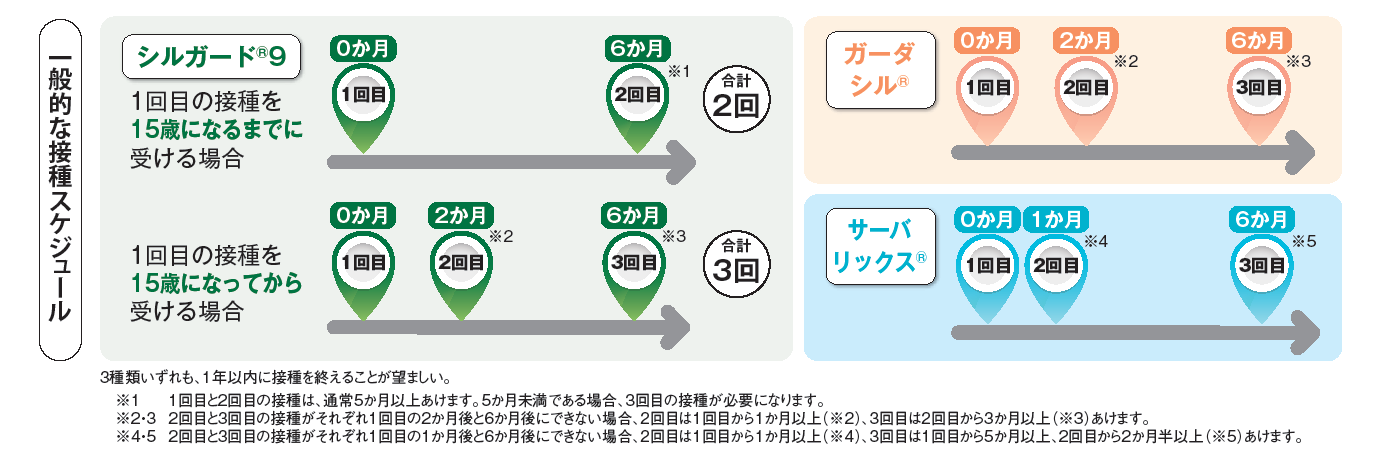 接種間隔の説明図