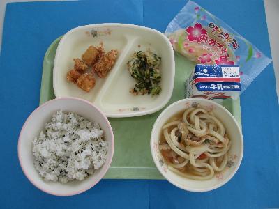 令和8年3月13日の給食の写真