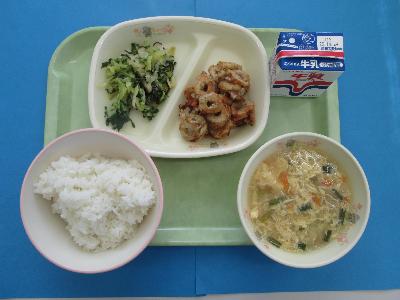令和7年10月14日の給食の写真