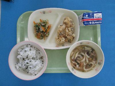 令和7年11月25日の給食の写真