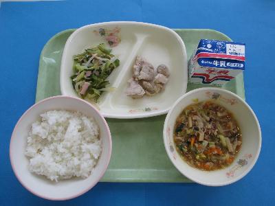 令和7年6月3日の給食の写真