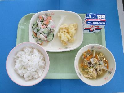 令和7年6月18日の給食の写真