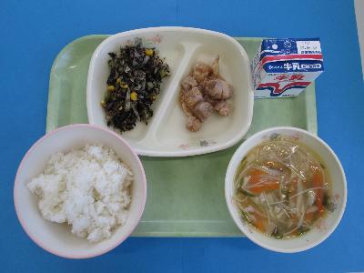 令和7年6月19日の給食の写真