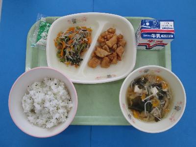 令和7年7月16日の給食の写真