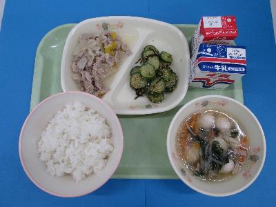 令和7年7月17日の給食の写真