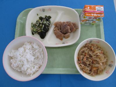 令和8年2月20日の給食の写真
