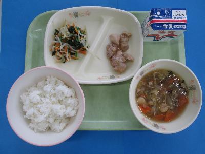 令和8年4月22日の給食の写真