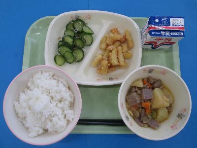 令和8年6月9日の給食の写真