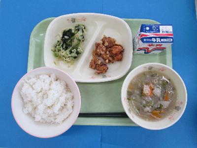 令和8年9月2日の給食の写真