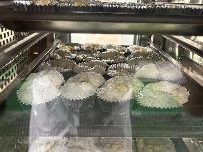 白身魚とポテトの梅マヨ焼きを調理している写真