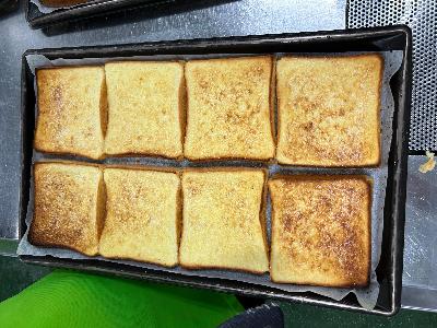 完成したフレンチトーストの写真