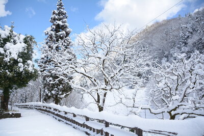道の駅ひろたの雪景色2（総津）201801