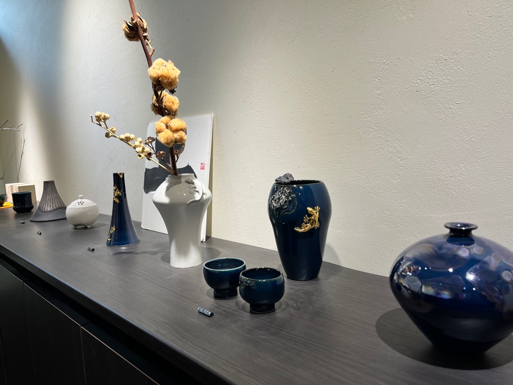 作家コーナーの展示